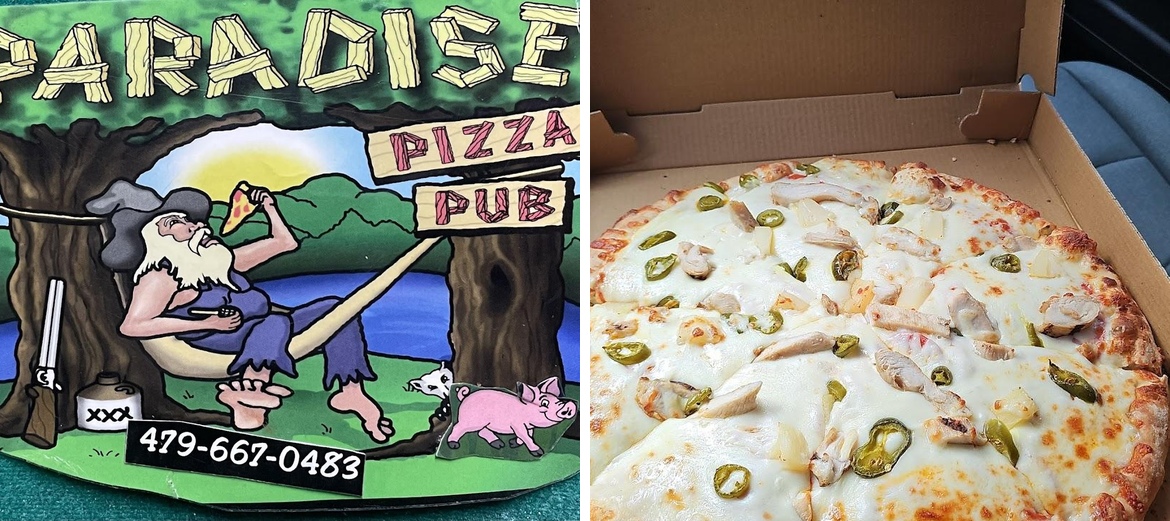 Paradise Pizza Pub Menu